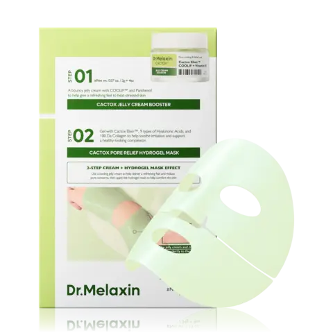 Двухэтапная гидрогелевая маска для охлаждения и сужения пор DR.MELAXIN