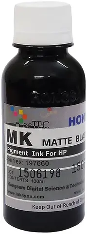 Чернила пигментные DCTec black 100 мл для плоттеров HP DJ 500, 800, K550, K8400. Серия 197660