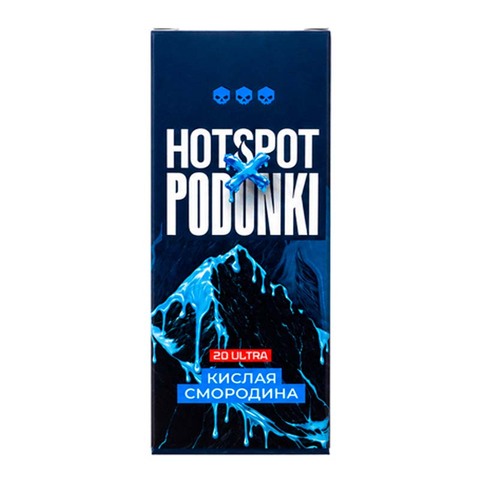 Жидкость HOTSPOT x PODONKI Resonance Salt 2.0% ULTRA 30 ml - Кислая Смородина