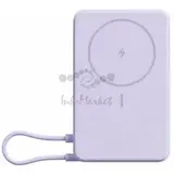 Мобильный аккумулятор Xiaomi Magnetic BHR08PAGL 10000mAh QC3.0/PD3.0 33W 3A USB-C беспров.зар. фиолетовый
