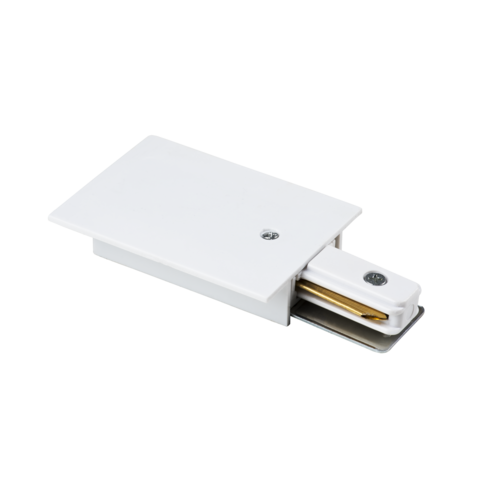 Питание боковое трековое однофазное для встраиваемых треков Barra Lightstar 501116