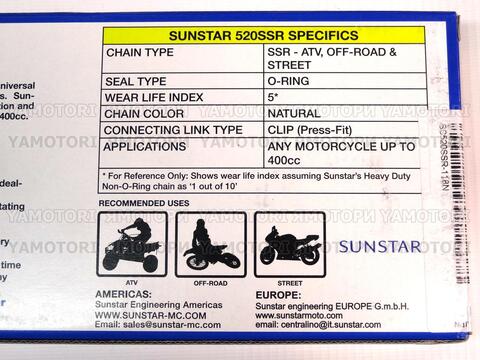 Цепь Sunstar 520SSR-120N