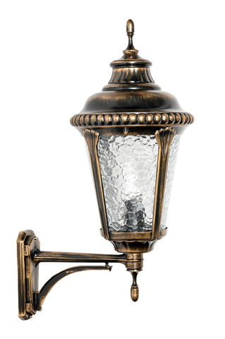 Светильник настенный вверх Munich 2M черный с золотом (GB)