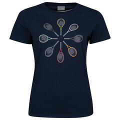 Футболка для девочки Head Racquet T-Shirt G - dark blue