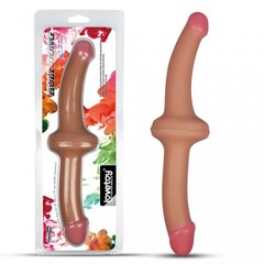 Двусторонний фаллоимитатор - 31.5.Φ 3.5 (мед. силикон)