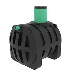 Емкость подземная горизонтальная Мультпласт Подземная емкость 3.0 3000 л. горизонтальная (180x152x211см;120кг;черный) - арт.555434.25