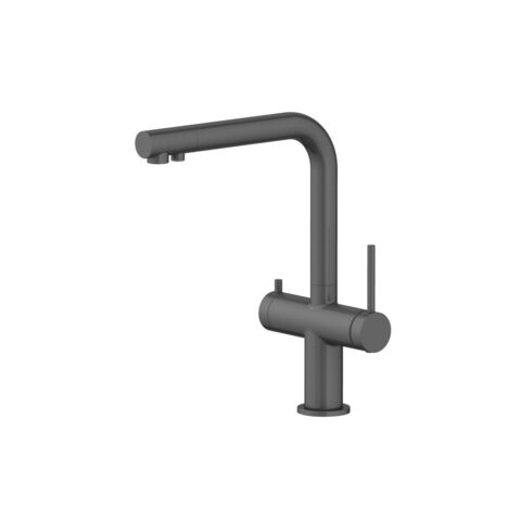 Aquatek AQ1385BGM AQ1385BGM ЕВРОПА смеситель для кухни с подключением к фильтру питьевой воды, шлиф. черный хром