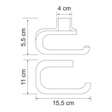 Kammel K-8396WHITE Держатель туалетной бумаги