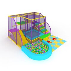 Детский игровой лабиринт «Голубой лес» 29,9 м² (6,1*4,9*2,9 м)