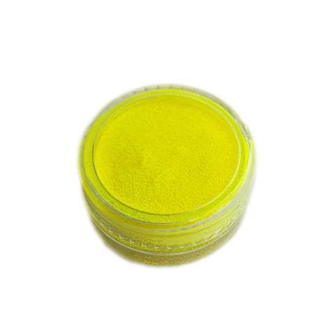 Люминофор 6 гр + баночка неоновый желтый