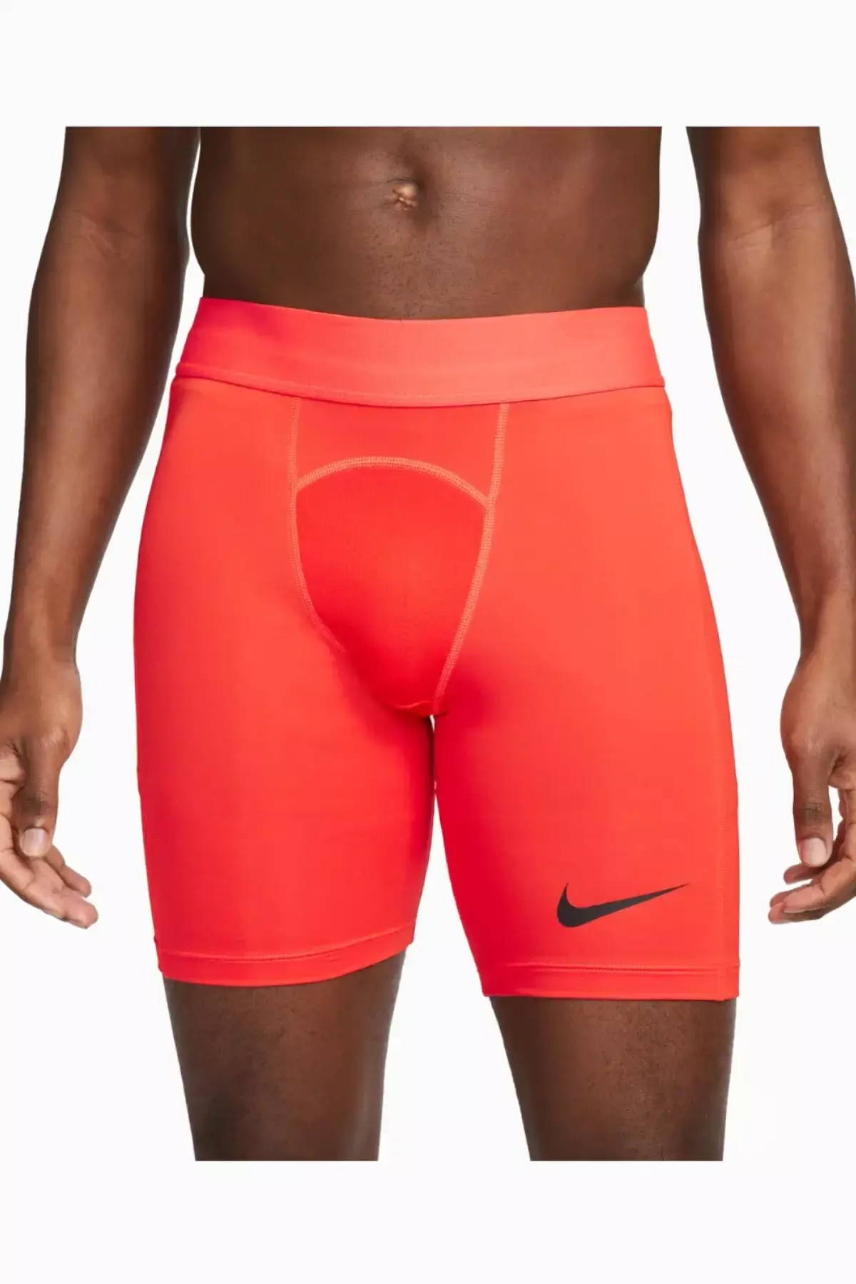 Nike Pro красные тайтсы