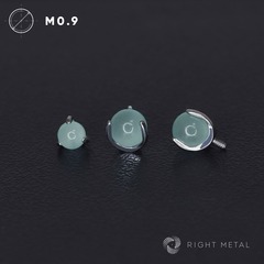Ball 3-Prongs 3мм/4мм Aquamarine
