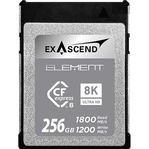 Карта памяти Exascend CFexpress B 256GB Element Series 1800/1200