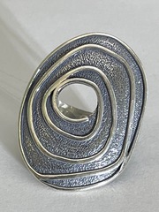 Мебиус (кольцо из серебра)