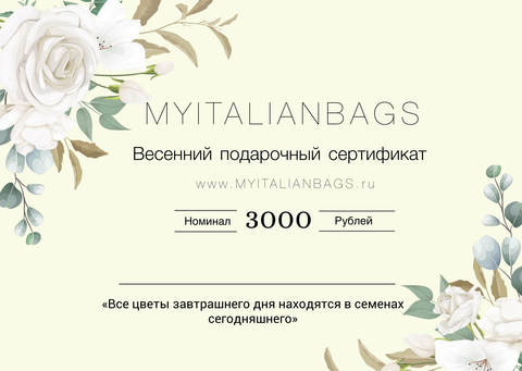 Gift Card 3000 (Подарочный Сертификат)