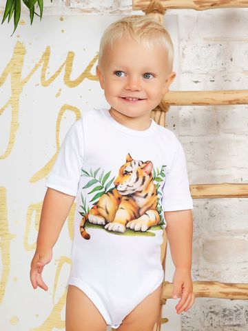 Боди с коротким рукавом "Тигренок"