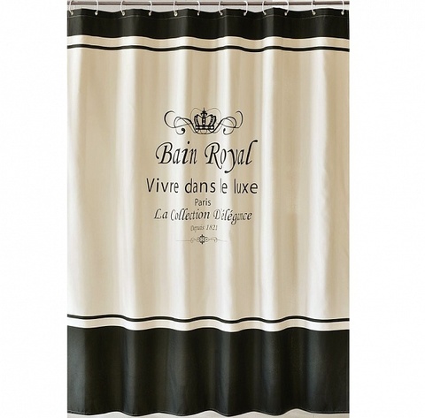 Шторка для ванной 180х200 Carnation Home Fashions Bain Royal