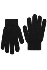 Перчатки вязаные черные