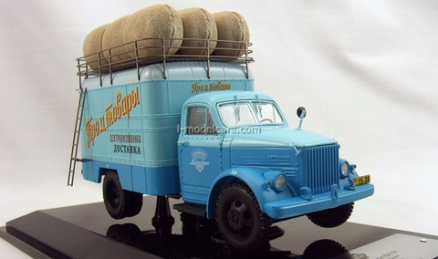 GAZ-51 Van advertising Manufactured goods DIP 1:43