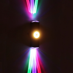 Светильник светодиодный настенный 08231-9.2-003U LED2W+2*3W RGB BK Черный без Пульта