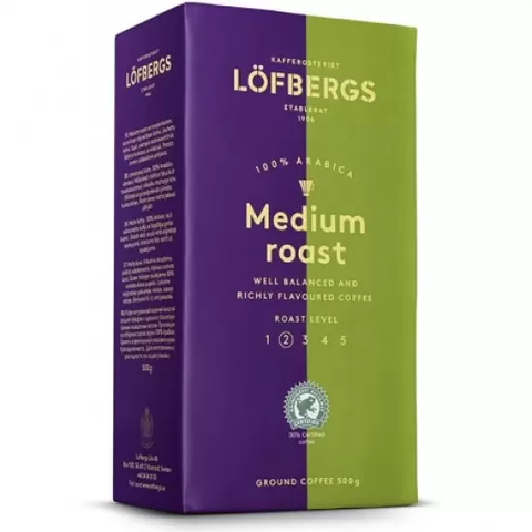 купить Кофе молотый Lofbergs Medium Roast, 500 г (Лофбергс)