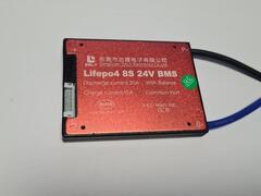 Плата контроля BMS LiFePO4 8S 24V 30A
