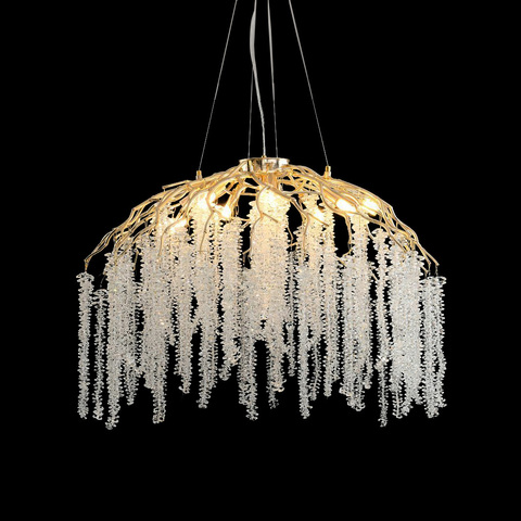 Люстра Coral Crystals Cascade Gold
