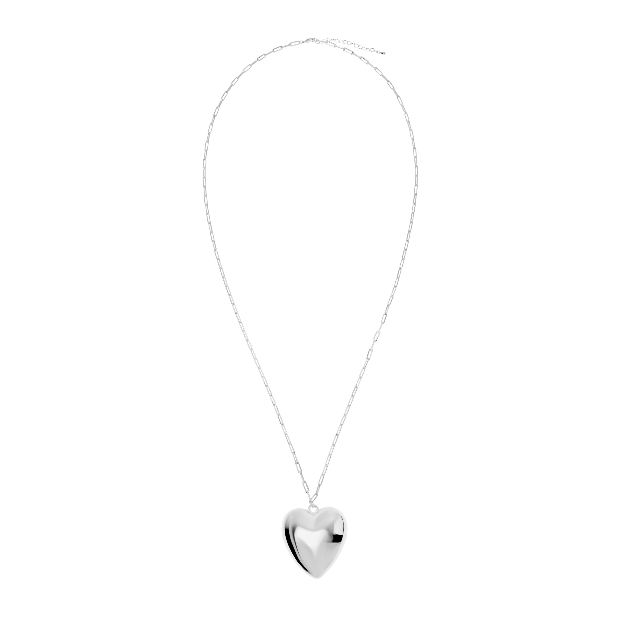 

Колье Airy Heart Necklace - Silver