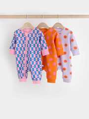 Комбинезон / Cлип для малышей Next N77-701, 3 шт., Розовый, Оранжевый