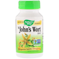 Nature's Way, St. John's Wort, Herb, 350 mg, 100 Vegetarian Capsules