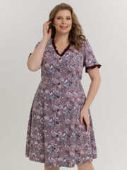 4549 Халат на пуговицах