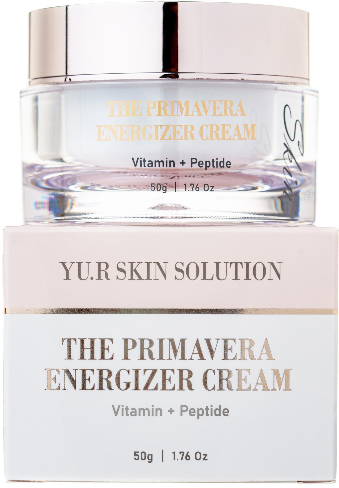 Антивозрастной витаминный крем для лица YU.R The Primavera Energizer Cream,  50 г– купить в интернет-магазине, цена, заказ online