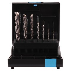 Набор метчиков машинных M3 -M12 HSSE-VAP DIN371/376 (B/4-5P, + сверла) 14пр Volkel 47858