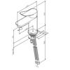 Am.Pm F85A02199 X-Joy, смеситель для умывальника излив 100 мм, золото