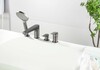 Aquatek AQ1148BGM AQ1148BGM БЕТТА смеситель на борт ванны на 4 отв., шлиф. черный хром