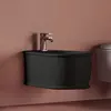 ATB001 17 00 *1 Artceram ATELIER Биде подвесное 52х37см, с 1 отв под смеситель, цвет: черный матовый