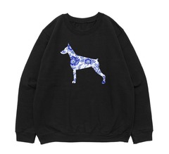 Свитшот "Доберман из гжели"