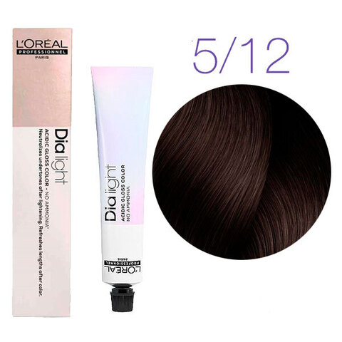 L'Oreal Professionnel Dia light 5.12 (Шоколадная шелковица) - Краска для волос