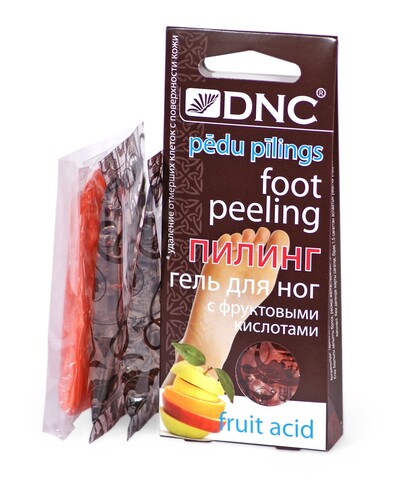 DNC Гель для ног с фруктовыми кислотами (пилинг), 40 мл