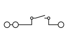 PTC 2,5-TWIN-MT-Клеммы с ножевыми размыкателями