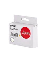 Струйный картридж Sakura 9204B001 (1400XL Y) для Canon MAXIFY MB2040, MB2340, MB2140, MB2740, водорастворимый тип чернил, желтый, 12 мл., 1000 к.