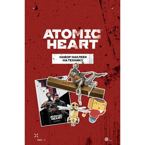 Набор наклеек на технику Atomic Heart