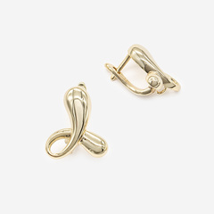 Швензы "Trace" 16,3*14мм, позолота