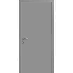 Купить Межкомнатная дверь влагостойкая гладкая Kapelli серая RAL 7040 глухая