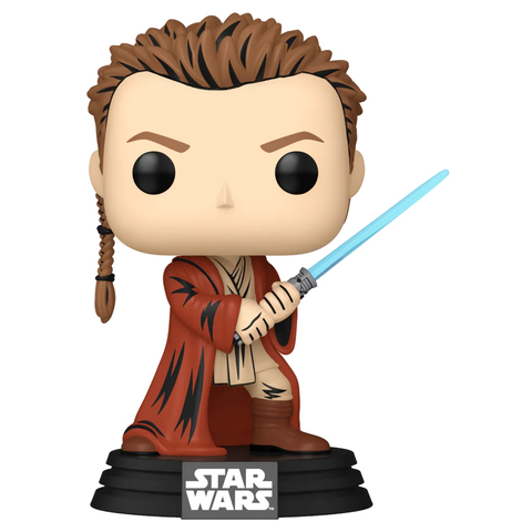 Фигурка Funko POP! Bobble Star Wars Ep 1 TPM 25th Obi-Wan Kenobi (Retro) (Exc) (699) 77952