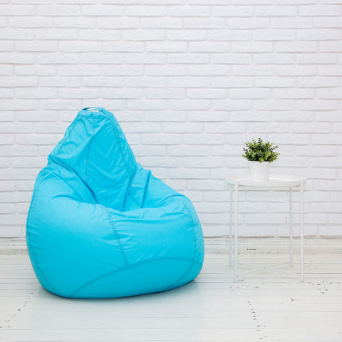 Груша М плащёвка, съёмный чехол (голубой)