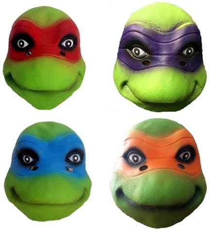 Черепашки Ниндзя маска латексная — Teenage Mutant Ninja Turtles Mask