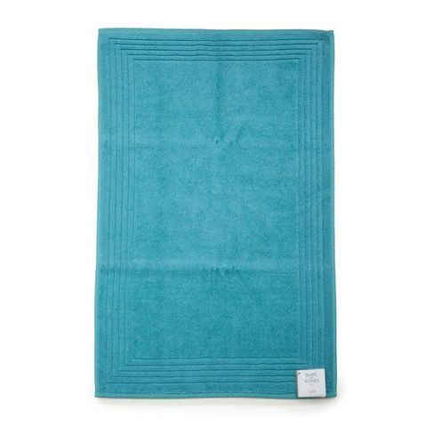 Коврик для ванной 50х90 Blanc des Vosges Mat Uni Celadon бирюзовый