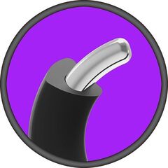 Черное эрекционое кольцо Merci The Paradox 45mm - 