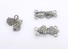 Крючки пришивные стразы, р. 35*10 мм